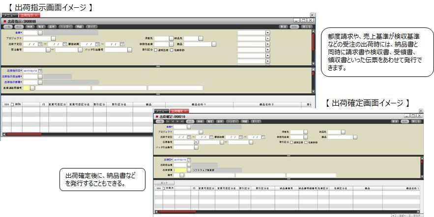 出荷指示・出荷